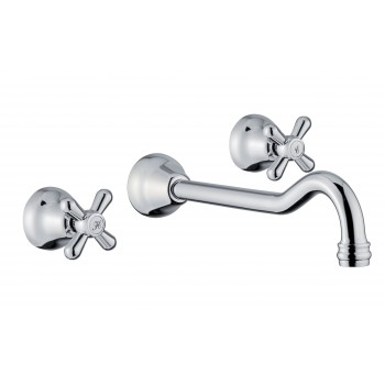 Batteria lavabo a muro Fiore Margot 26CR0636