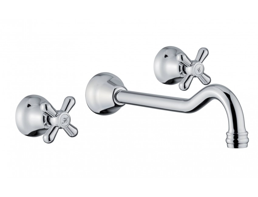 Batteria lavabo a muro Fiore Margot 26CR0636