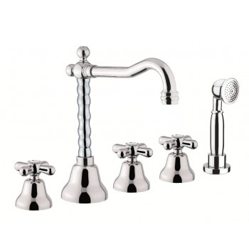 Batteria bordo vasca 5 fori Fiore Margot 26CR0607