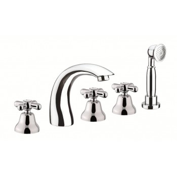 Batteria bordo vasca 5 fori Fiore Margot 26CR0608