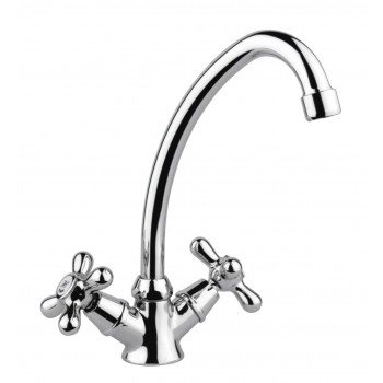 Waschtisch Mischer mit automatischer Ablaufgarnitur Fiore Margot 26CR0625