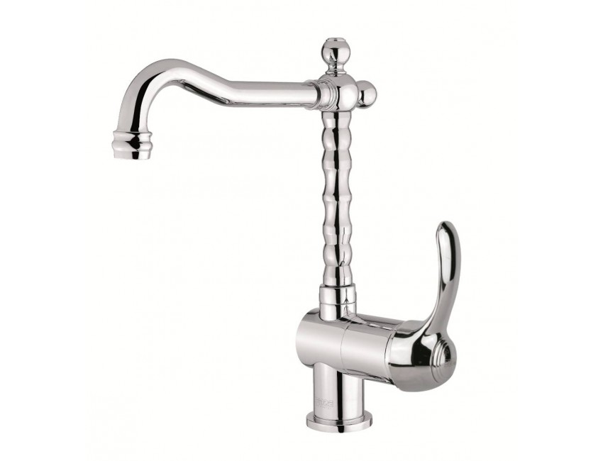 Miscelatore lavello orizzontale con canna antica Fiore Jafar 47CR5414