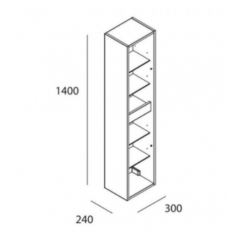 Badezimmer Badmöbel 100 cm aus braunem Holz Caledonia mit Porzellan Waschtisch