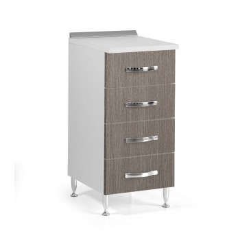 Base cassettiera cucina 40x50xH85 in legno