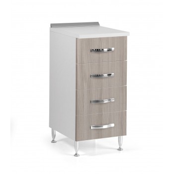 Base cassettiera cucina 40x50xH85 in legno