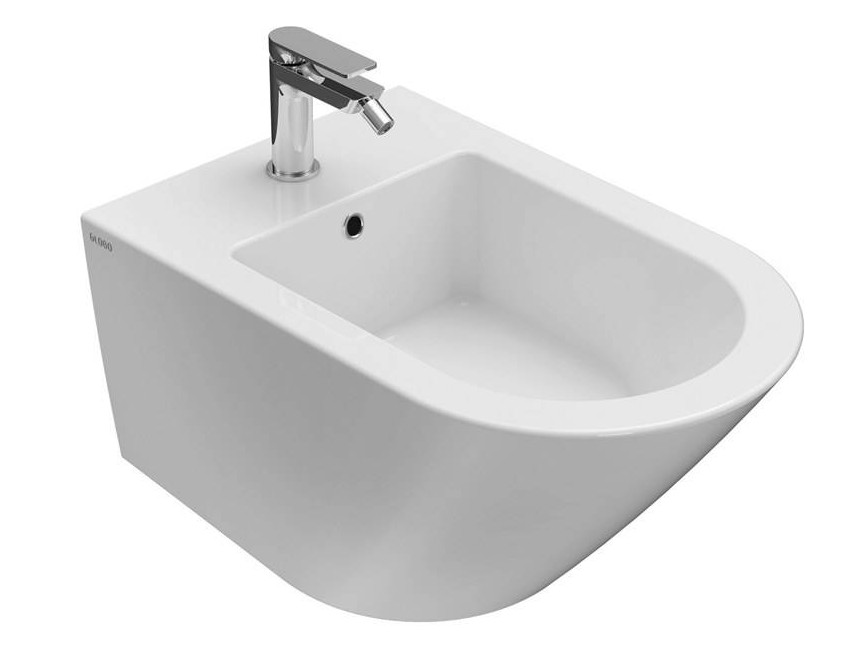 Globo EinlochBidet aufgehängtes 36x52 cm aus Vitreous China Grace GL-GRS09.BI