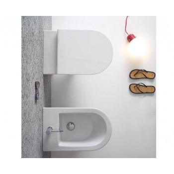 Globo EinlochBidet aufgehängtes 36x52 cm aus Vitreous China Grace GL-GRS09.BI