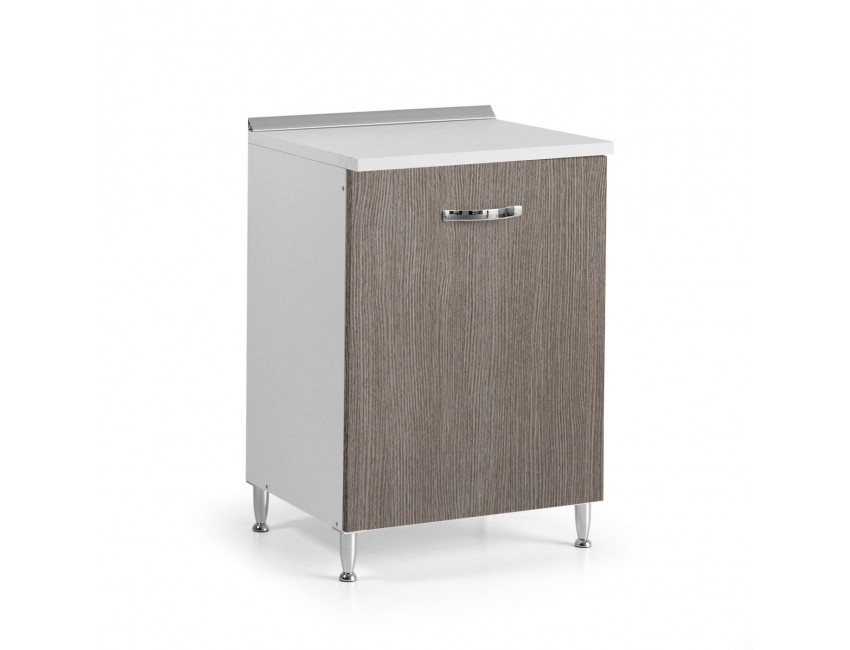 Base cucina 60x50xH85 in legno Larice Grigio