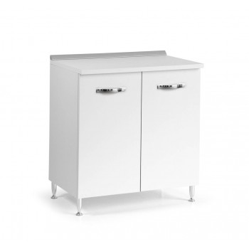 Cucina componibile in legno Bianco frassinato