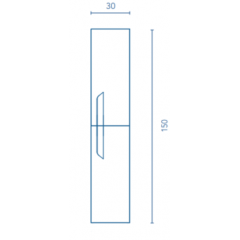 Mobile bagno sospeso 80 cm in legno Grigio Nature con Lavabo in ceramica