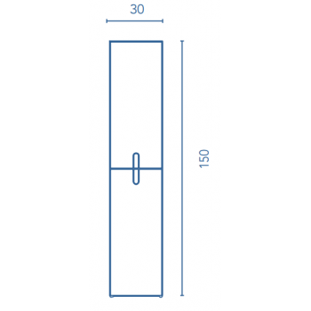 Badezimmer Badmöbel 80 cm aus glänzend weiß Holz mit Keramik Waschtisch