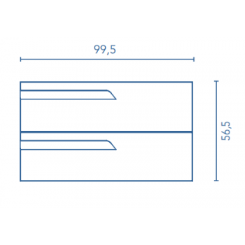 Badezimmer Badmöbel 80 cm aus glänzend weiß Holz mit Keramik Waschtisch