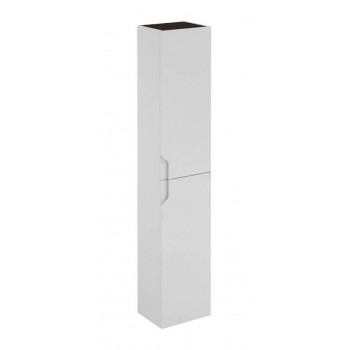 Mobile bagno sospeso 120 cm in legno Bianco opaco con Lavabo in ceramica