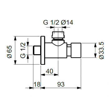 Idral Wand-Selbstschlußarmatur serie Inox 08400