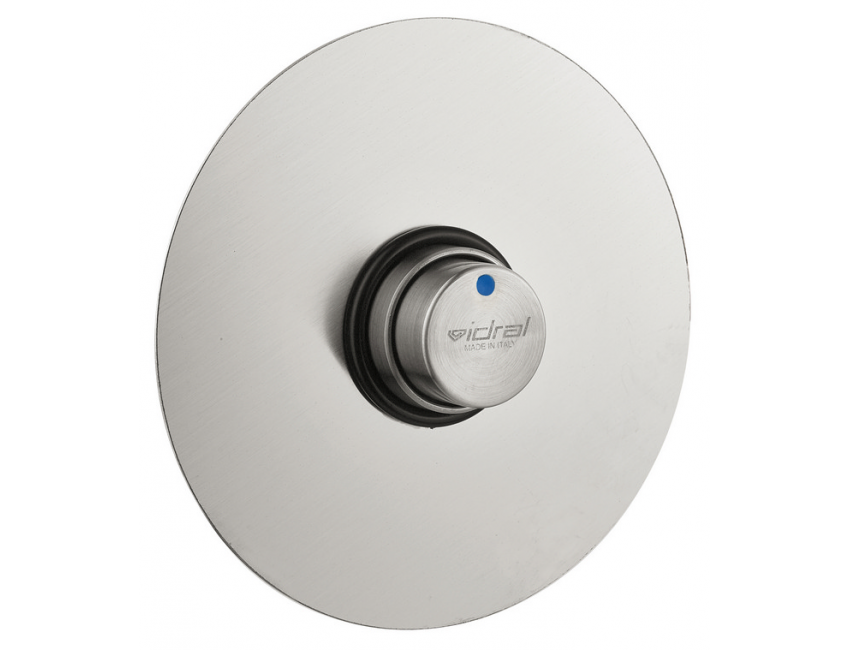 Idral Wandmontierte Selbstschlußarmatur für Urinal aus Edelstahl 08420/1