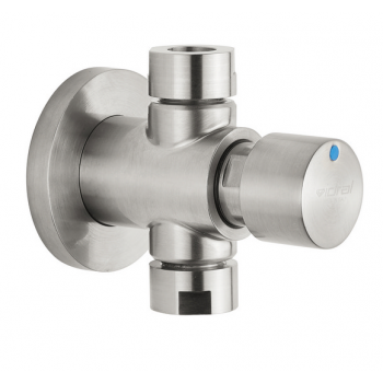 Idral Rubinetto temporizzato per doccia a parete in acciaio inox 08430