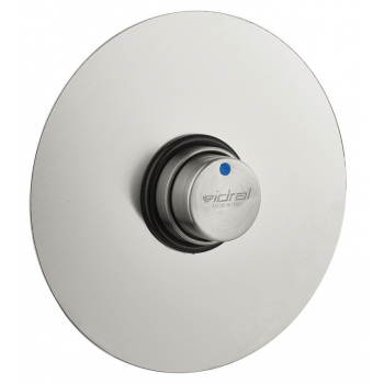 Idral Wandmontierte Einbau Selbstschlußarmatur für Urinal aus Edelstahl 08425