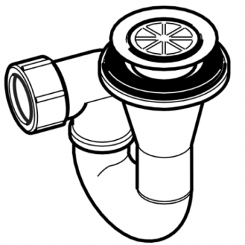 Sifone doccia Ø 62 con piletta