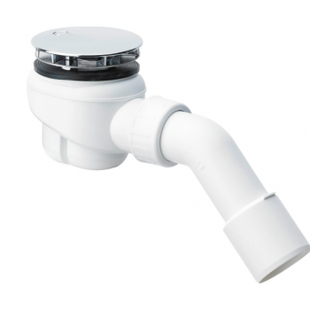 Siphon Ø 90 aus Polypropylen Weiß