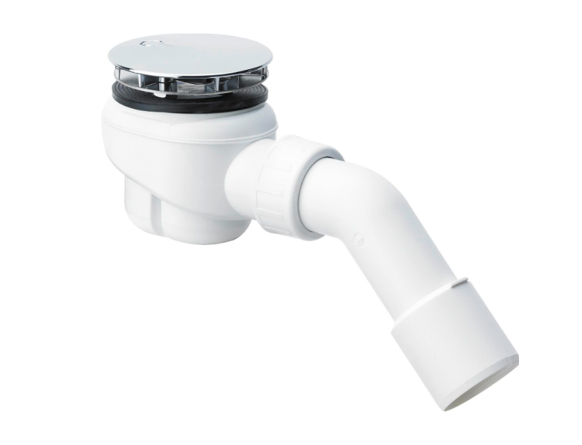 Siphon Ø 90 aus Polypropylen Weiß