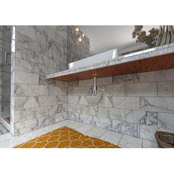 Siphon für Waschtisch Ø 40 mm Weiß aus Polypropylen mit Anschluss 1.1/4"