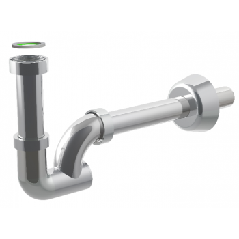 Siphon für Waschtisch Ø 32 mm aus ABS mit 1"1/4" Anschluss