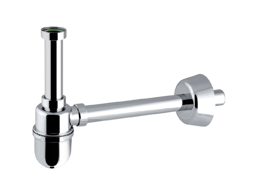 Siphon für Waschtisch/Bidet Ø 26 mm aus Messing mit 1"1/4" Anschluss