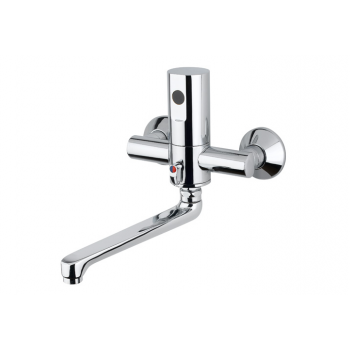 Idral Miscelatore elettronico a parete per lavello/lavabo con bocca girevole One 02552/1