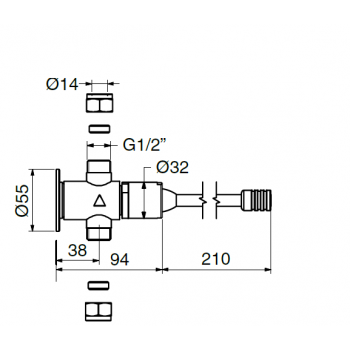 Idral Einbau-Waschtischarmatur 08140SP