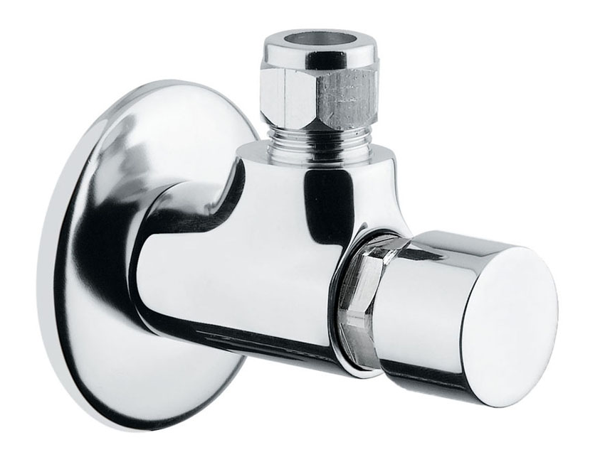 Idral Wandmontierte Selbstschlußarmatur für Dusche in Edelstahl 08420-15