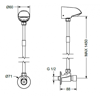 Idral Duschkombination KSA32/36