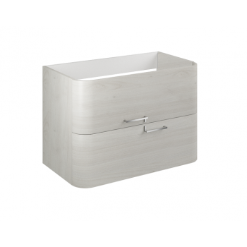 Mobile bagno sospeso 80 cm Apollo in legno Nordico con Lavabo