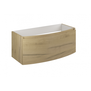 Badezimmer Badmöbel 80 cm Venere aus Nordische Holz mit Keramik Waschtisch