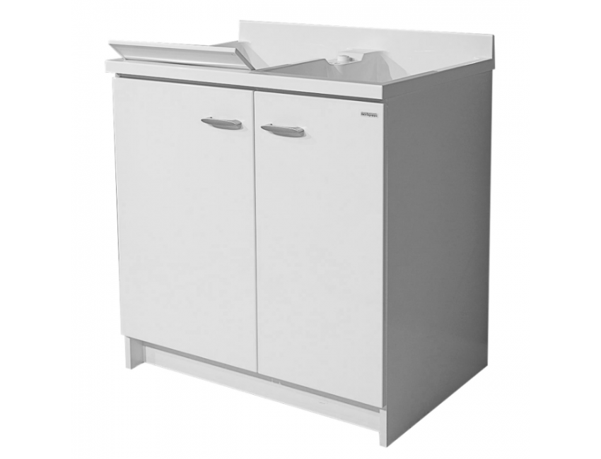 Lavatoio a doppia anta 80x60 cm con vasca termoplastica Montegrappa serie Marella