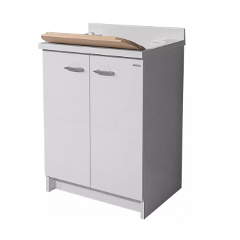 Waschraumschrank 80x60 cm mit doppelter thermoplastischer Badewanne Montegrappa Marella