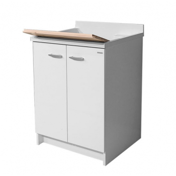 Waschraumschrank 80x60 cm mit doppelter thermoplastischer Badewanne Montegrappa Marella