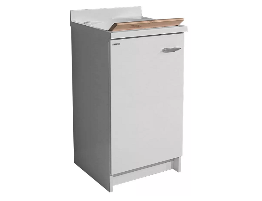 Waschraumschrank Montegrappa 45x50 cm mit Öffnungsbändern rechts Marella