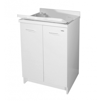 Waschraumschrank 80x60 cm mit doppelter thermoplastischer Badewanne Montegrappa Marella