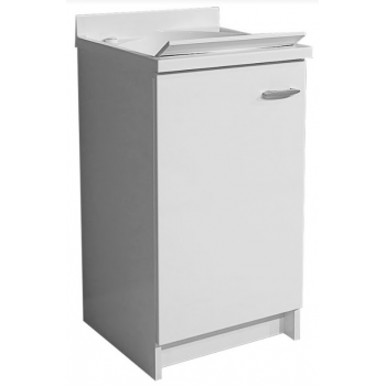 Waschraumschrank 45x50 cm mit Öffnungsbändern links Montegrappa Marella