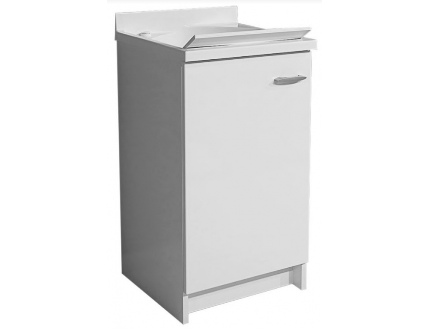 Waschraumschrank 45x50 cm mit Öffnungsbändern links Montegrappa Marella