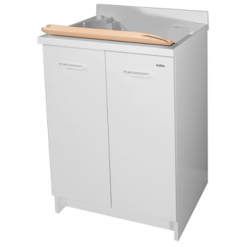 Waschraumschrank 80x60 cm mit doppelter thermoplastischer Badewanne Montegrappa Marella