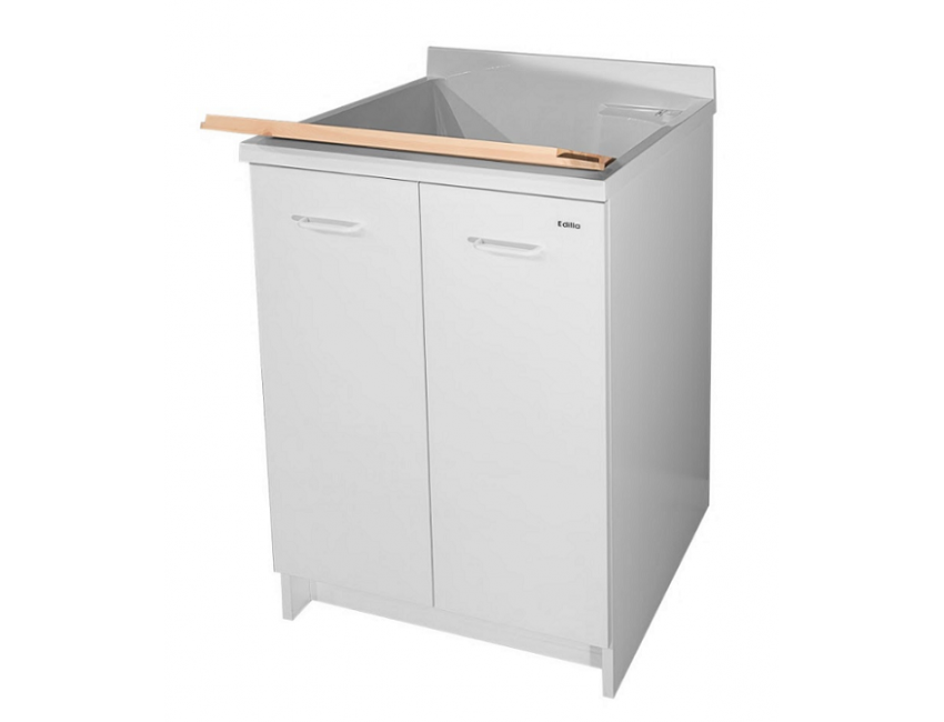 Waschraumschrank 60x50 cm mit thermoplastischer Badewanne und zwei Türen Giove