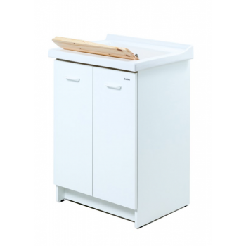 Waschraumschrank 60x50 cm mit Doppeltür und doppelter thermoplastischer Badewanne Giove