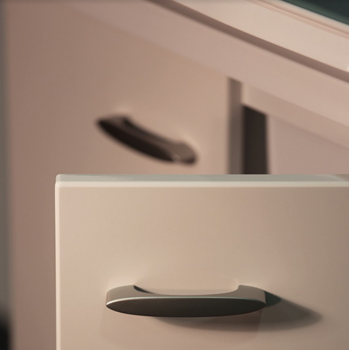 Waschraumschrank 63x60 cm mit Doppeltür und Keramik Badewanne Era