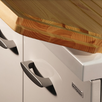 Waschraumschrank 63x60 cm mit Doppeltür und Keramik Badewanne Era