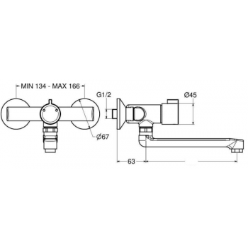 Idral Miscelatore Termostatico Temporizzato per Lavabo 908.35