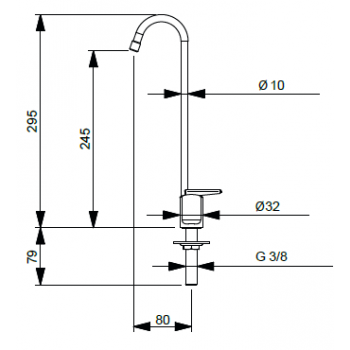 Idral Beverino con leva a chiusura istantanea 02179L30