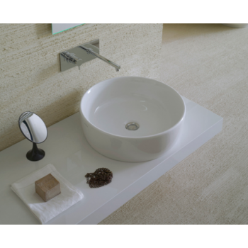 Globo AufsatzWaschtisch 60x46 cm aus Keramik Bowl+