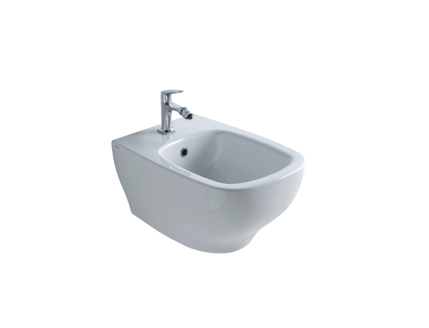 EinlochBidet aufgehängtes 38x55 cm aus Keramik Globo Bowl+