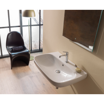 Lavabo sospeso 60x50 cm in Ceramica Globo serie Genesis